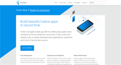 Desktop Screenshot of flutter.io